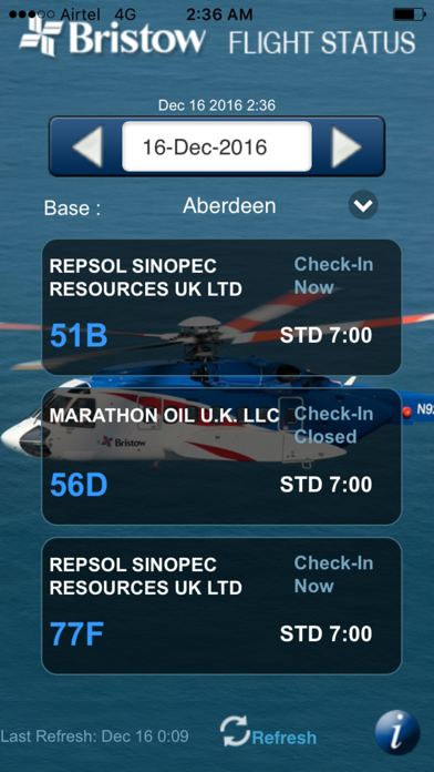 How to cancel & delete Bristow Flight Status from iphone & ipad 1