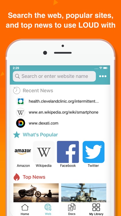 Loud - Talking Browser PDF DOC