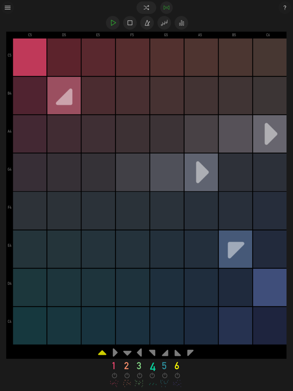Padal iPad screenshot 2 - Music app