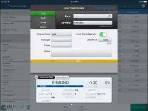 Eze OMS for iPad screenshot 1