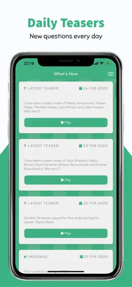 Game screenshot Football Teasers 5 apk