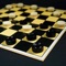 Checkers is played by two opponents, on opposite sides of the game board