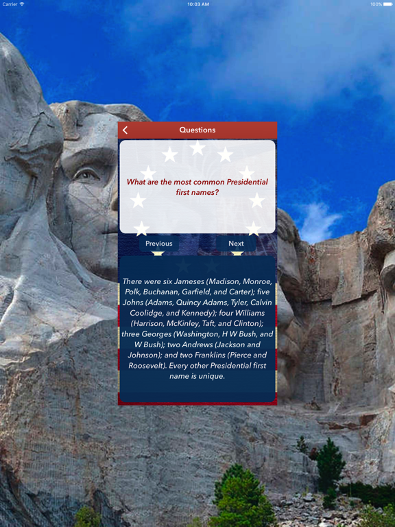 Screenshot #4 pour Presidents / USA
