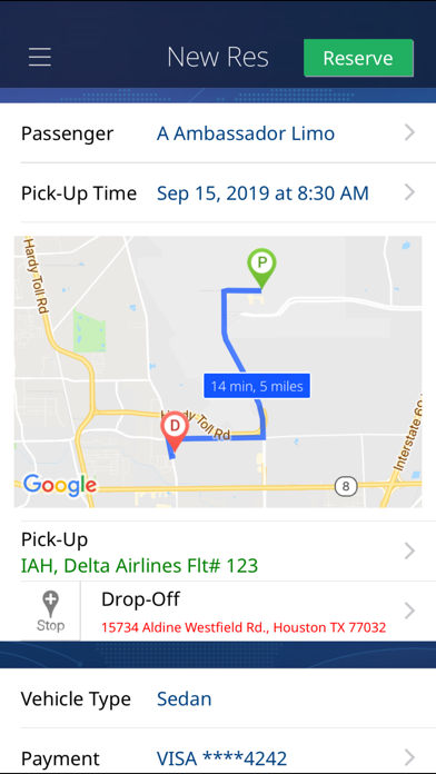 How to cancel & delete A Ambassador Limousine from iphone & ipad 2