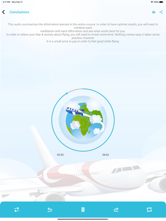Flight Anxiety - FlyCalm.me iPad screenshot 4 - Travel app