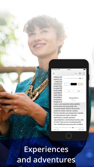 Elisa Kirja Reading App Screenshot