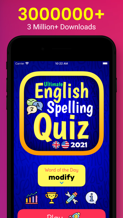 Ultimate English Spelling Quizのおすすめ画像1
