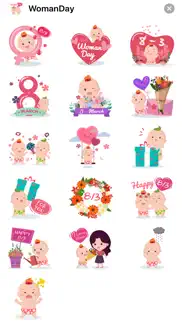 woman day emoji funny stickers iphone screenshot 1