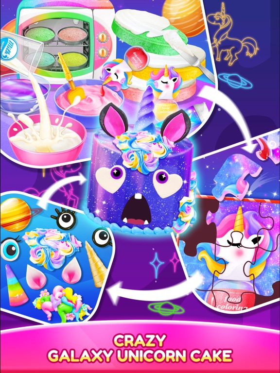 Screenshot #5 pour Unicorn Cake - Rainbow Dessert