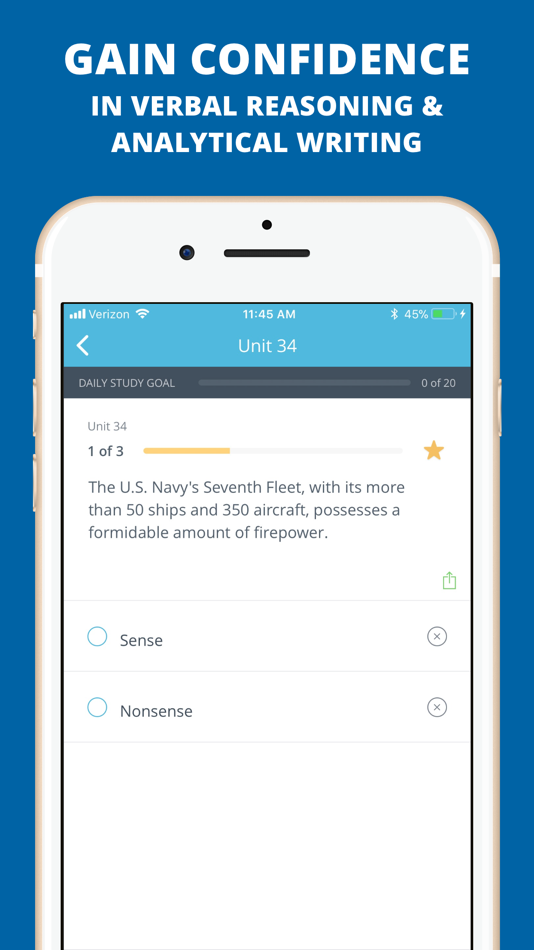 #5. GRE Vocabulary Flashcards Prep (iOS) 由: Higher Learning Technologies