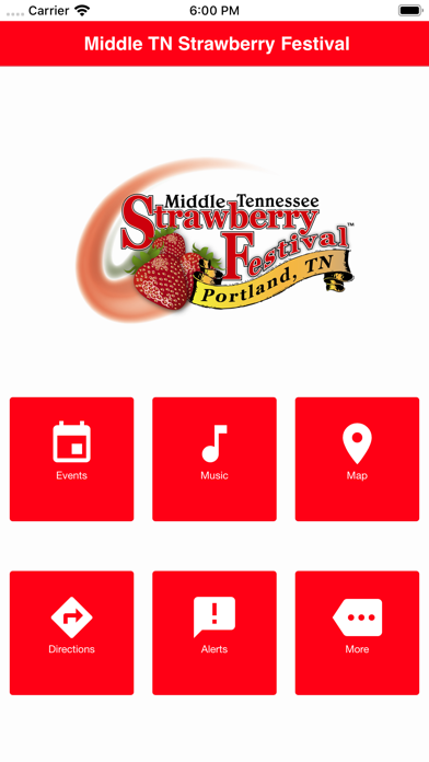 Middle TN Strawberry Festival iPhone screenshot 1 - Entertainment app