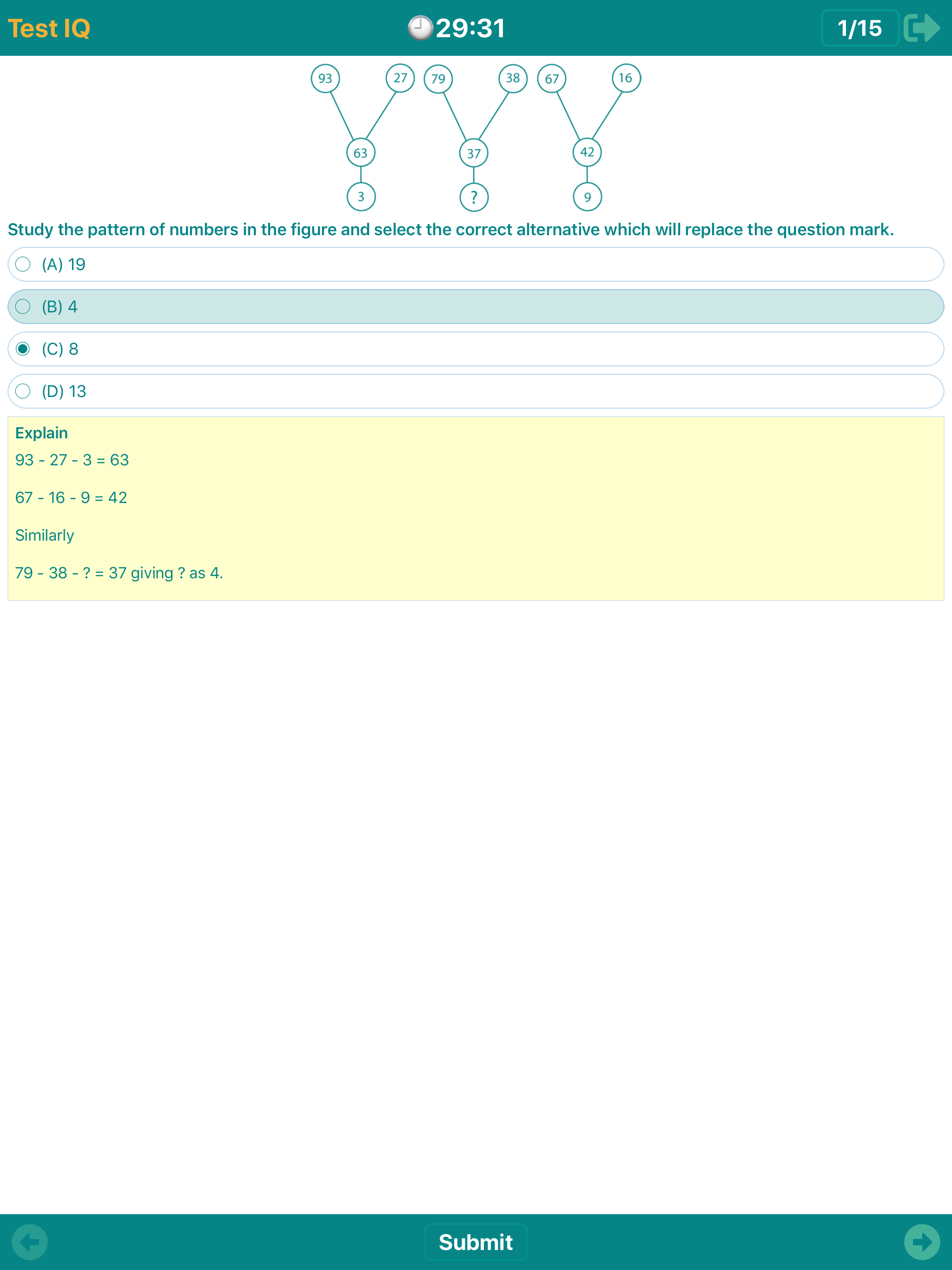 IQTest  - Training Brain screenshot 18
