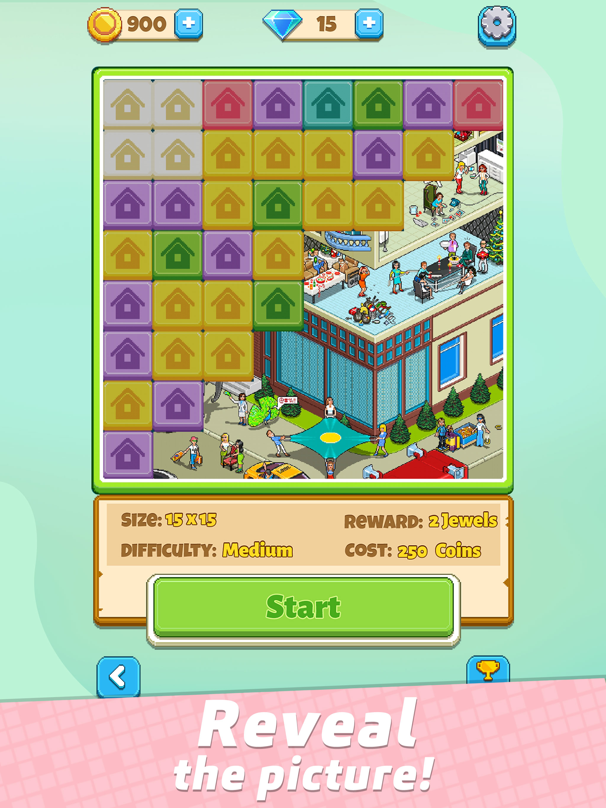 Pixel Cross™-Puzzle Page Game