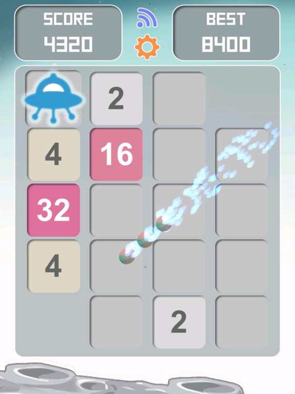 Screenshot #6 pour 2048 UFO Lite
