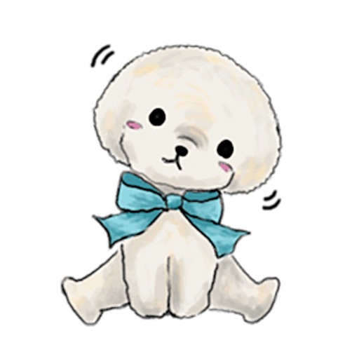 Bichon Frise Dog BichonMoji icon