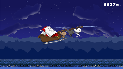 Flying Santa Cat Screenshot