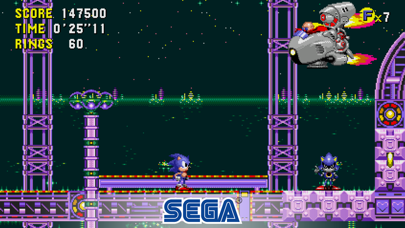 Screenshot from Sonic CD Classic
