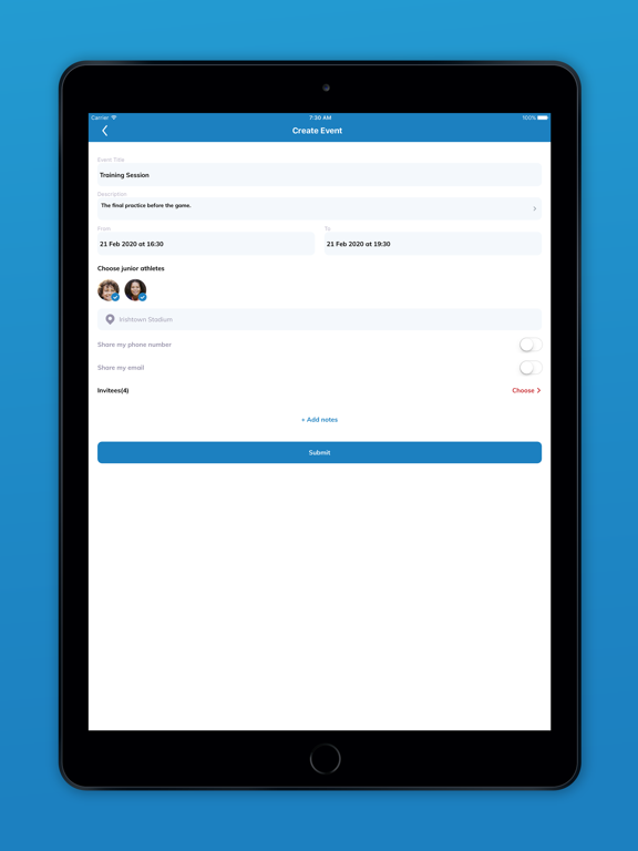 Screenshot #6 pour ServeSport App