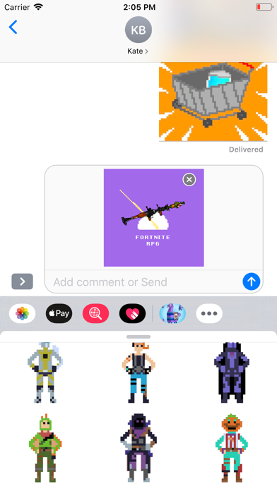 Pixel Stickers for Fortniteのおすすめ画像1