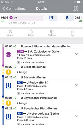 BVG Fahrinfo: ÖPNV Berlin screenshot 2