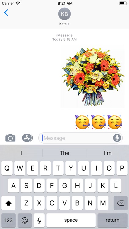 Bouquets of Flowers Stickers