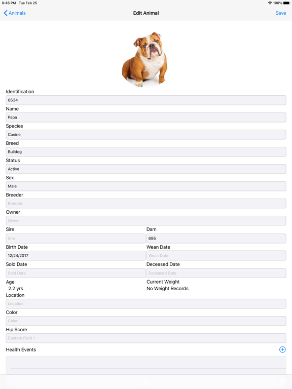 breedSmart iPad screenshot 1 - Lifestyle app