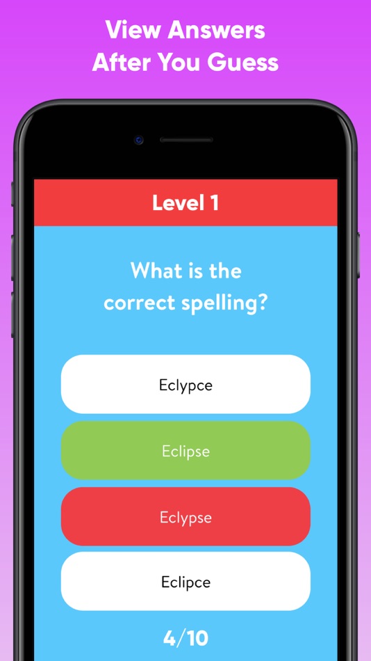 #2. Spelling Test Quiz - Word Game (iOS) 由: DH3 Games