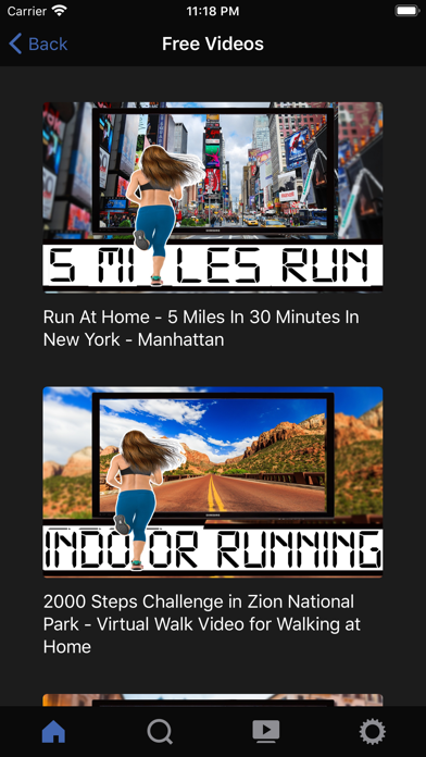 Virtual Fitness TV Screenshot