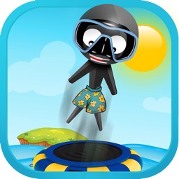 Stickman Water Trampoline