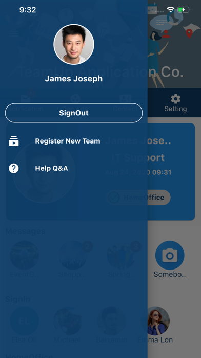 TeamsUp Screenshot