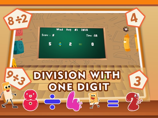 Screenshot #4 pour Division Maths Enfants Jeux