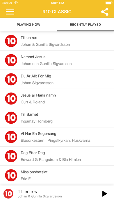 Screenshot #2 pour Radio 10 Classic