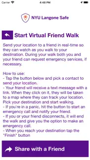 nyu langone safe iphone screenshot 2