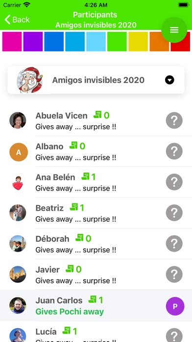 My Secret Santas Gift Exchange Screenshot