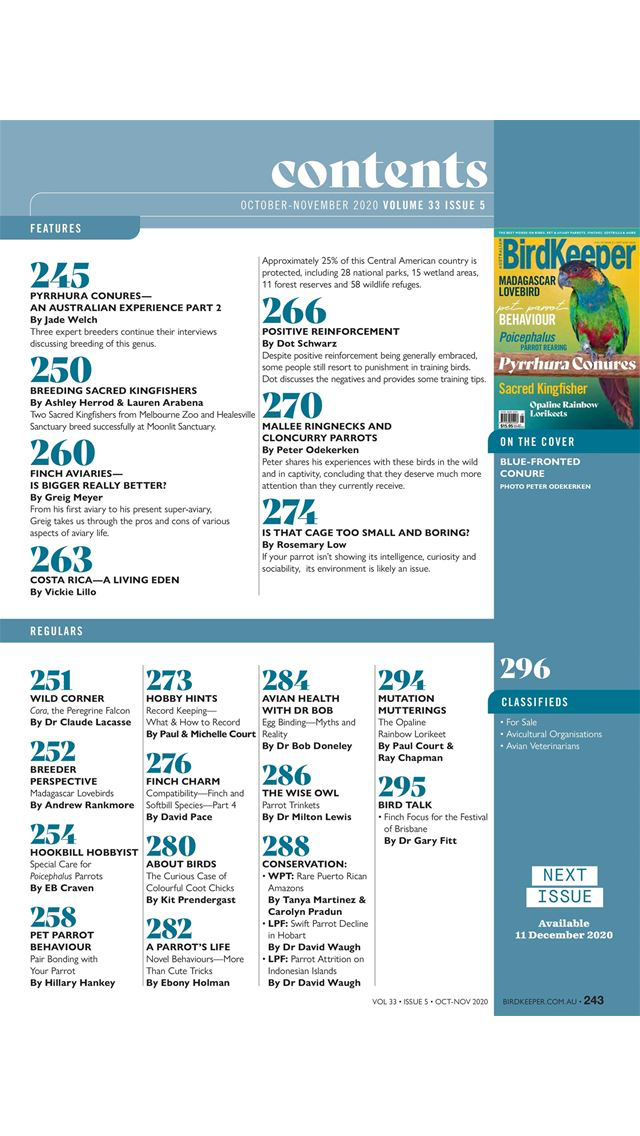 Australian BirdKeeper Magazine