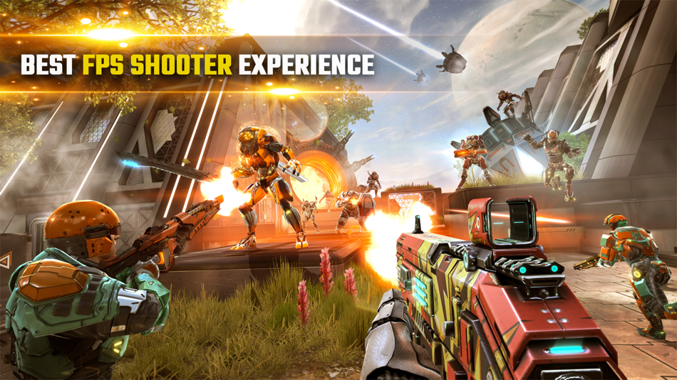 #1. Shadowgun Legends: Online FPS (iOS) Por: Deca Games EOOD