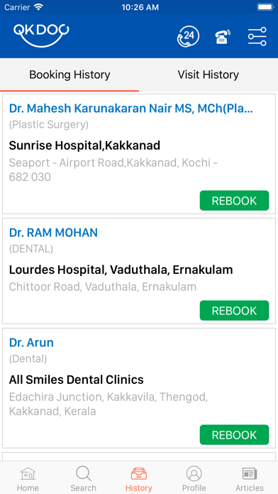 QKDoc - Hospital appointments screenshot 3