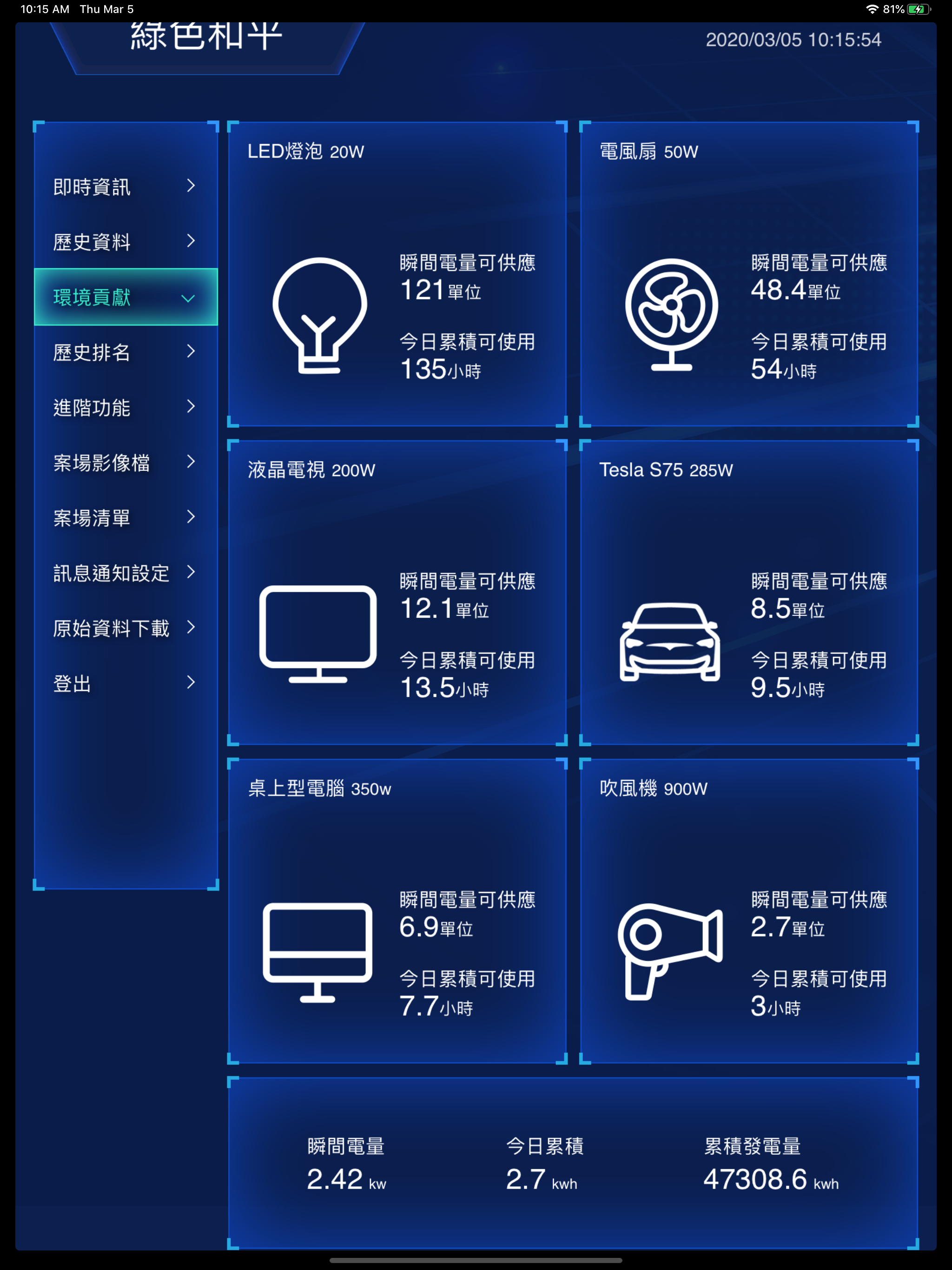 明郅X盈碩 太陽能發電管理系統 screenshot 8