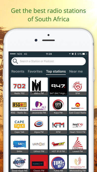Screenshot #1 pour Radio South Africa - FM | AM