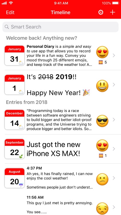 Personal Diary (Journal) App