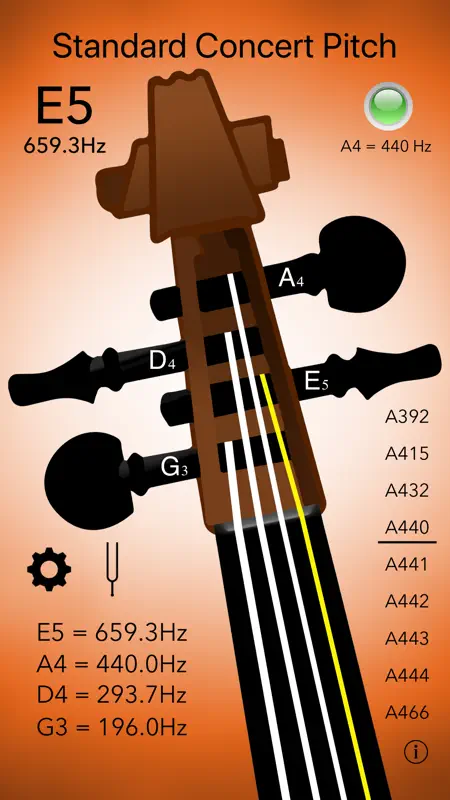 Afinador de Violín Pro screenshot 1 of 10