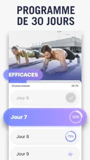 exercices de gainage iPhone Captures Décran 2