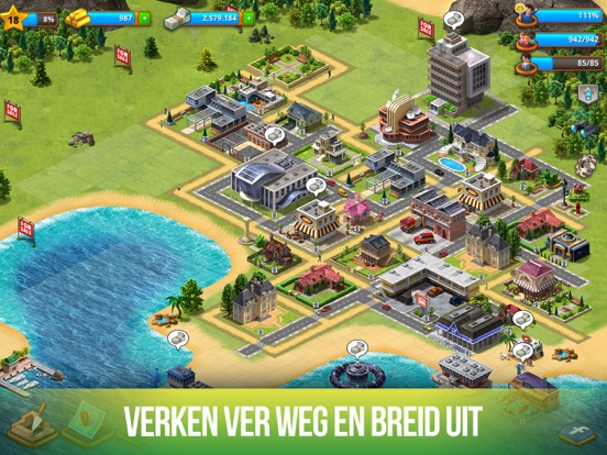 Paradise City: Simulation Game iPad app afbeelding 4