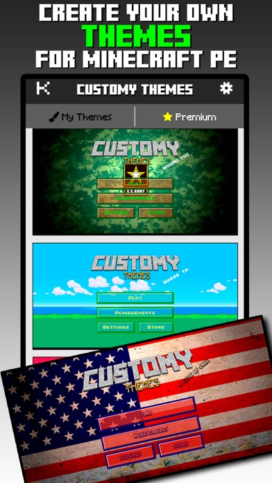 Screenshot #1 pour Customy Themes for Minecraft