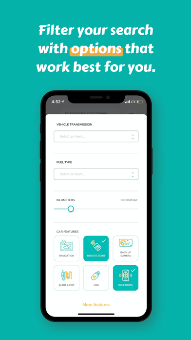 Rent Your Ride - Car Rental Screenshot
