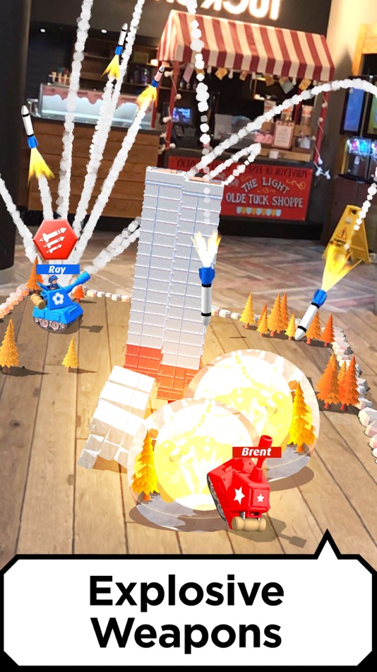 #3. Smash Tanks! - AR Board Game (iOS) 由: :DUMPLING design