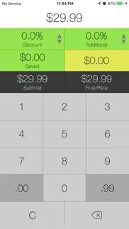 sale price + tax calculator iphone screenshot 2