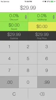 Sale Price + Tax Calculator iphone resimleri 2