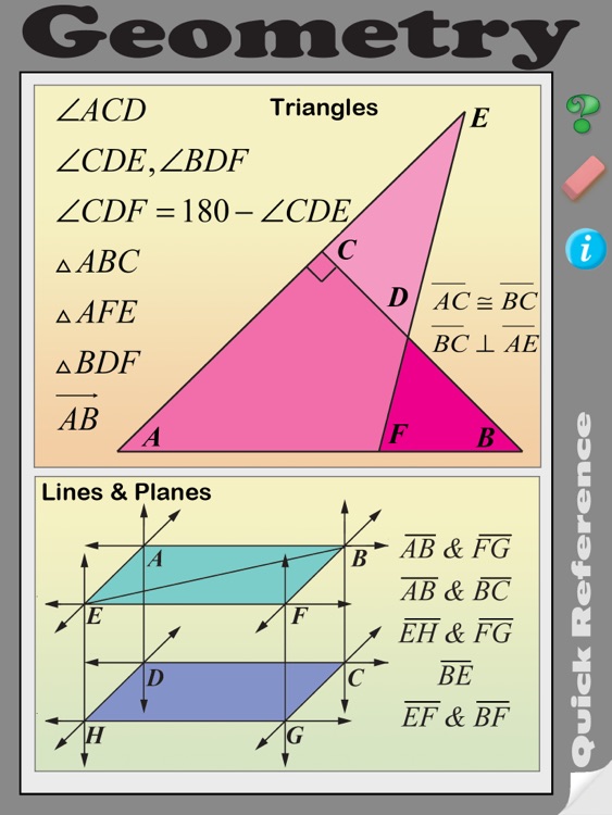 Geometry Quick Reference