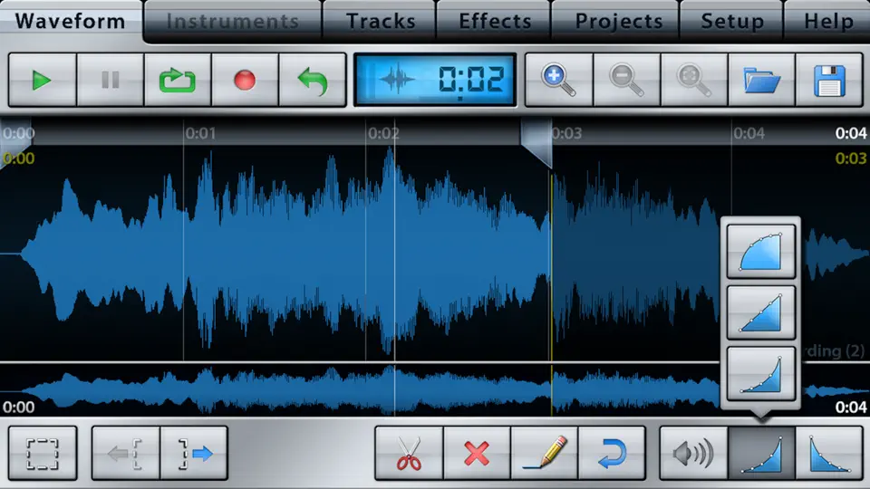 Скриншот Music Studio на iPhone 5